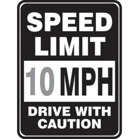 Accuform SPEED LIMIT SIGN SPEED LIMIT MPH FRR32520RA FRR32520RA